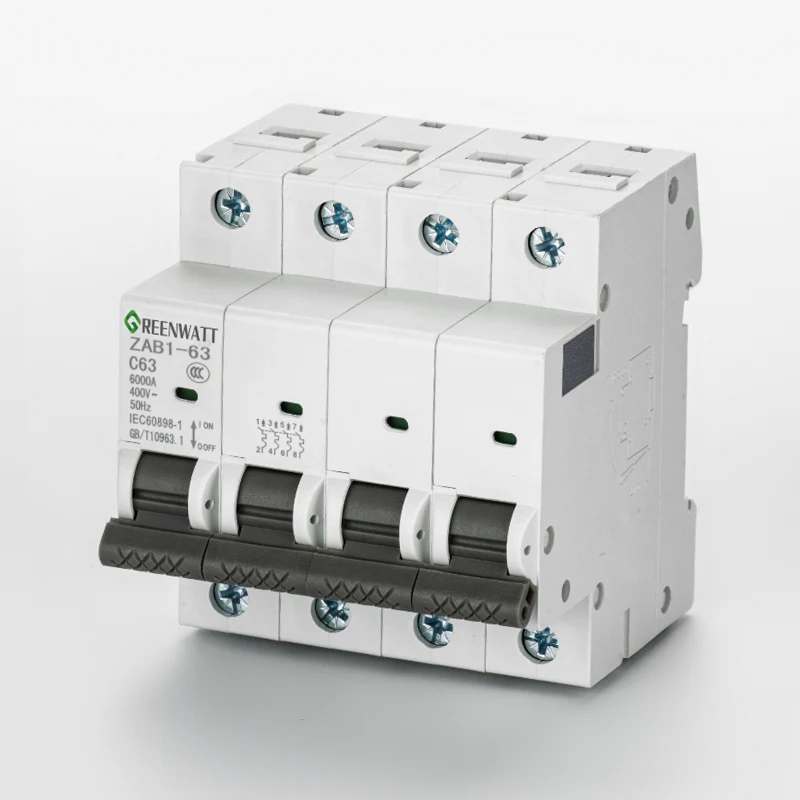 4P DC1000V 40A 6KA DC Pemutus Litar Miniatur